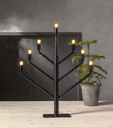 Stockholm Stor Adventsljusstake 64 cm - Ljusstake i Metall - Matt Svart - Inredning - Julpynt & helgdekoration - Julpynt & juldekoration
