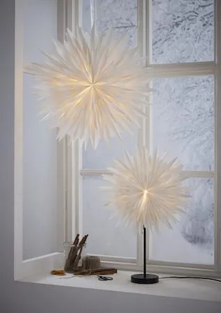 Winter Pappersstjärna 60 cm - Vit med guldprickar - Inredning - Julpynt & helgdekoration - Julpynt & juldekoration