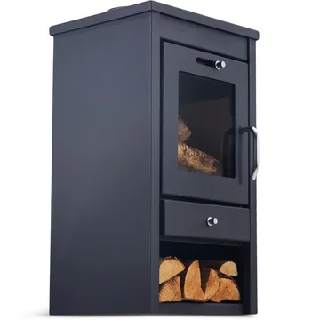 Braskamin 7kW | Verkningsgrad 80% | Ylöjärvi - Inredning - Kaminer - Brasvärme - Braskamin & vedkamin