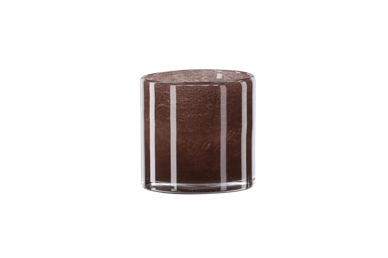 Glora Ljuslykta 12x12 cm - Brun - Inredning - Ljus & dofter - Ljusstake & ljuslykta