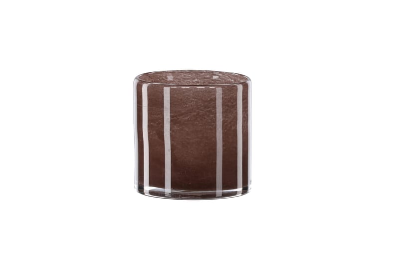 Glora Ljuslykta 12x12 cm - Brun - Inredning - Ljus & dofter - Ljusstake & ljuslykta