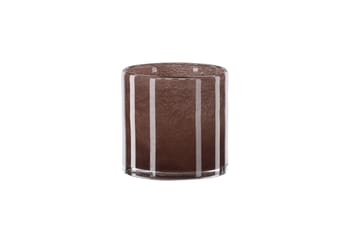 Glora Ljuslykta 12x12 cm - Brun - Inredning - Ljus & dofter - Ljusstake & ljuslykta