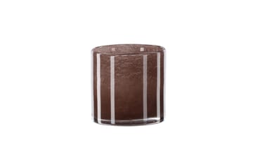 Glora Ljuslykta 12x12 cm - Brun - Inredning - Ljus & dofter - Ljusstake & ljuslykta
