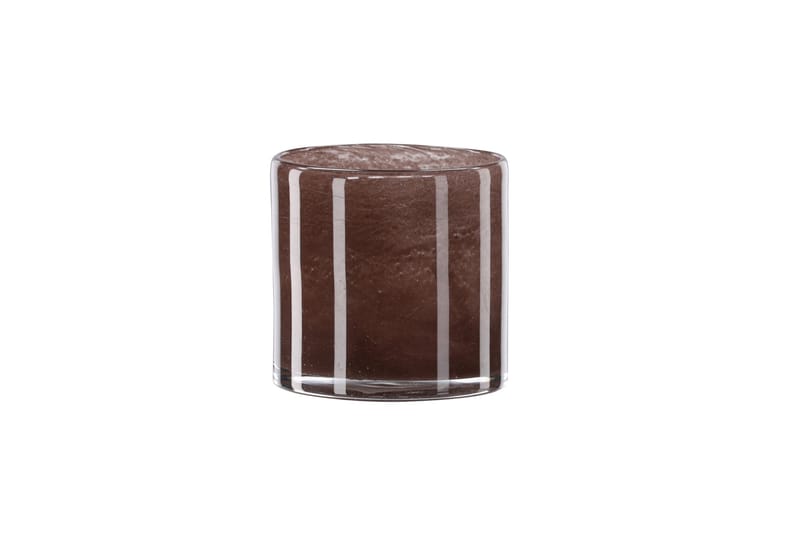 Glora Ljuslykta 12x12 cm - Brun - Inredning - Ljus & dofter - Ljusstake & ljuslykta