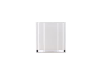 Glora Ljuslykta 12x12 cm - Vit - Inredning - Ljus & dofter - Ljusstake & ljuslykta