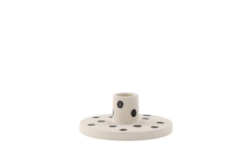 Bette Ljusstake 12x5 cm - Vit - Inredning - Ljus & dofter - Ljusstake & ljuslykta - Kandelaber & bordsljusstake
