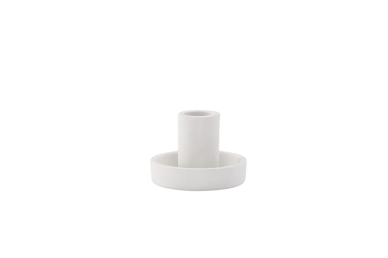 Ceco Ljusstake 11x5,6 cm - Vit - Inredning - Ljus & dofter - Ljusstake & ljuslykta - Kandelaber & bordsljusstake