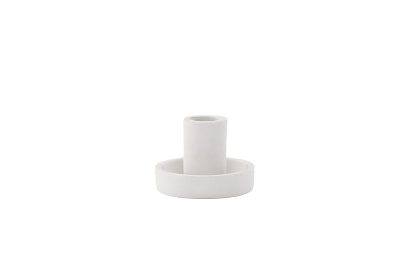 Ceco Ljusstake 11x5,6 cm - Vit - Inredning - Ljus & dofter - Ljusstake & ljuslykta - Kandelaber & bordsljusstake