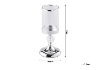 Cotui Ljusstake 41 cm - Silver - Inredning - Ljus & dofter - Ljusstake & ljuslykta - Kandelaber & bordsljusstake