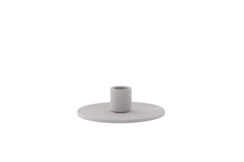 Dian Ljusstake 12x4 cm, Grå