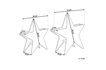 Ljusstakar Tornio set om 2 - Inredning - Ljus & dofter - Ljusstake & ljuslykta - Kandelaber & bordsljusstake