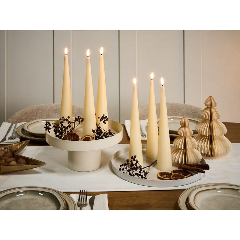 LED-ljus Aurum Set med 6 - Vit - Inredning - Julpynt & helgdekoration - Julpynt & juldekoration - Julljus