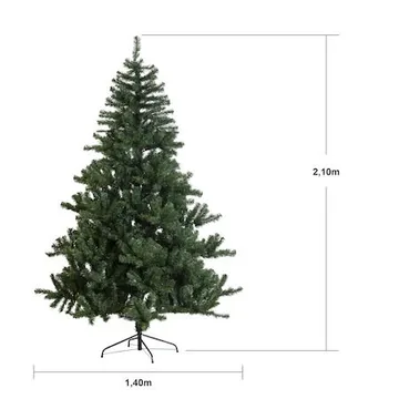 New Quebec Plastgran 210 cm - Grön|Svart - Inredning - Julpynt & helgdekoration - Julpynt & juldekoration - Plastgran