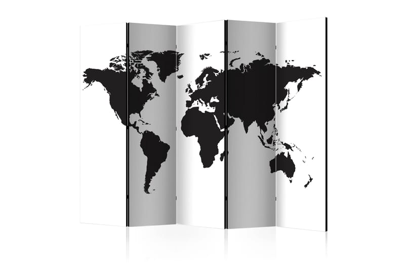Rumsavdelare - Black & White World II 225x172 - Artgeist sp. z o. o. - Inredning - Rumsavdelare - Vikskärm