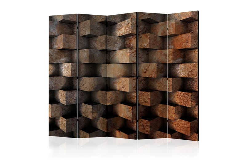 Rumsavdelare - Brick  braid  II 225x172 - Artgeist sp. z o. o. - Inredning - Rumsavdelare - Vikskärm