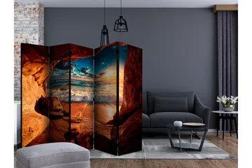 Rumsavdelare - Cave: Beach II 225x172 - Artgeist sp. z o. o. - Inredning - Rumsavdelare - Vikskärm