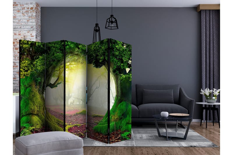 Rumsavdelare - Enchanted forest II 225x172 - Artgeist sp. z o. o. - Inredning - Rumsavdelare - Vikskärm