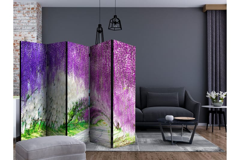 Rumsavdelare - Enchanted garden II 225x172 - Artgeist sp. z o. o. - Inredning - Rumsavdelare - Vikskärm