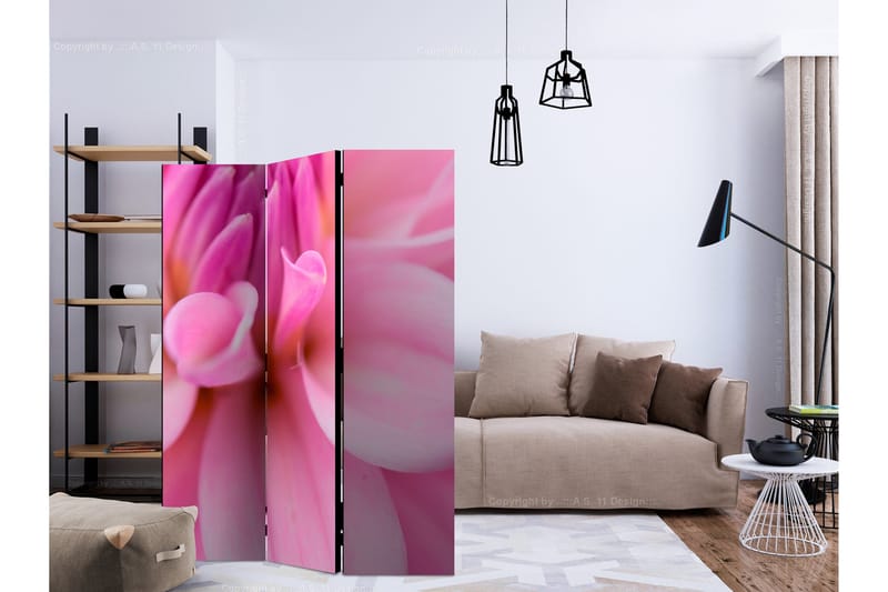 Rumsavdelare Flower Petals - Dahlia 135x172 cm - Artgeist sp. z o. o. - Inredning - Rumsavdelare - Vikskärm