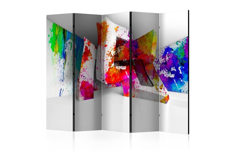Rumsavdelare - Three-dimensional Shapes II 225x172 - Artgeist sp. z o. o. - Inredning - Rumsavdelare - Vikskärm
