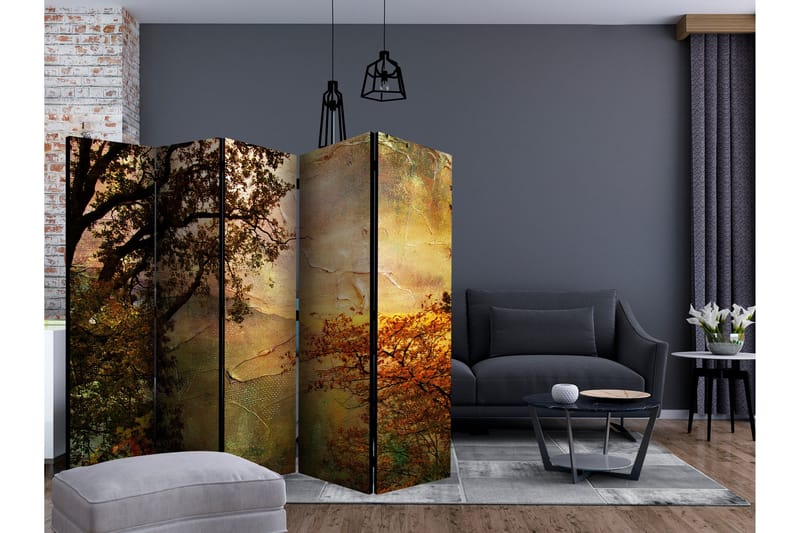 Rumsavdelare - Painted autumn II 225x172 - Artgeist sp. z o. o. - Inredning - Rumsavdelare - Vikskärm
