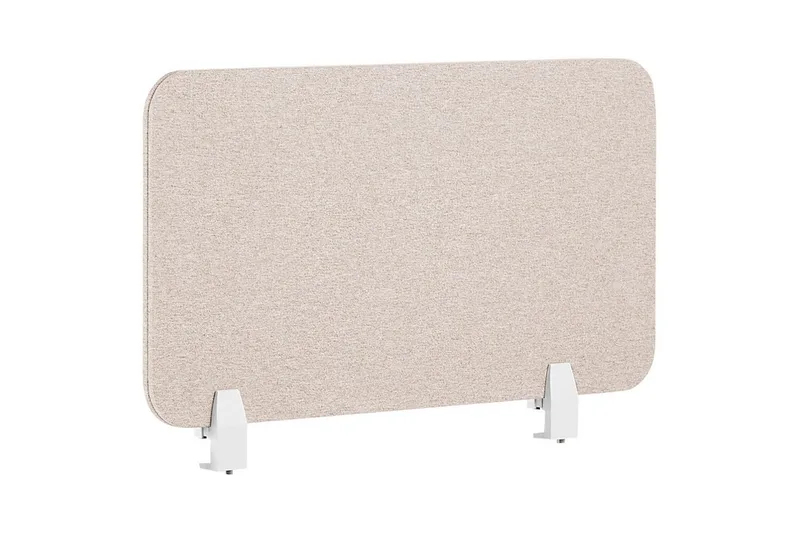 Skiljevägg för skrivbord Wally Beige, 72x2x40 cm - Beige, 72x2x40 cm - Inredning - Rumsavdelare - Skärmvägg