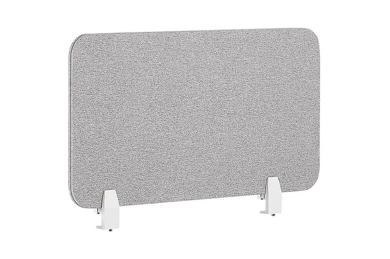 Skiljevägg för skrivbord Wally Ljusgrå, 72x2x40 cm - Ljusgrå, 72x2x40 cm - Inredning - Rumsavdelare - Skärmvägg