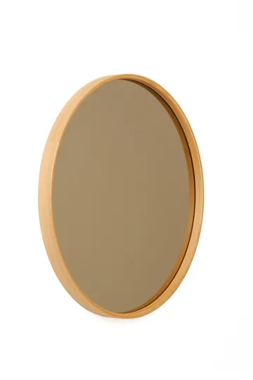 Dravik Dekorativ spegel 40x40x4 cm - vit ram med ekdetaljer - Inredning - Speglar - Väggspegel