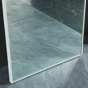 Golvspegel rund 700x1850mm - vit - Inredning - Speglar - Helkroppsspegel