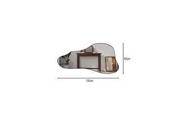 Kelon Vägghängd Spegel 60 cm - Svart - Inredning - Speglar - Väggspegel