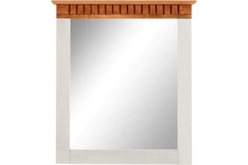 Lisa Vägghängd Spegel Rectangulär 60x70 cm - Vit - Inredning - Speglar - Väggspegel