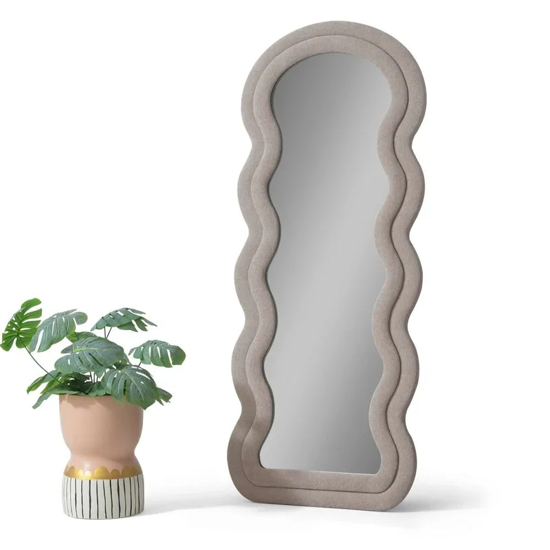 Mijara Golvspegel 65x170 cm, Beige