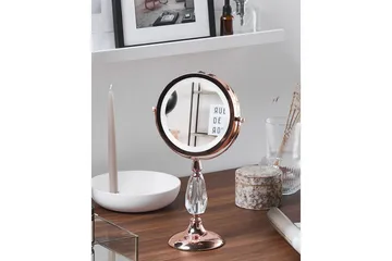 Sminkspegel Maury Rose guld - Rose guld - Inredning - Speglar - Sminkspegel