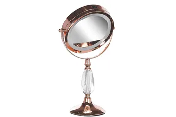 Sminkspegel Maury Rose guld - Rose guld - Inredning - Speglar - Sminkspegel
