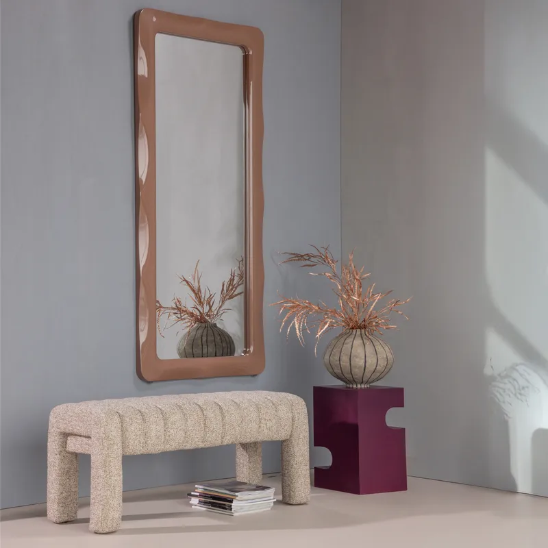 Sminkspegel Norea 180 cm, Gammalrosa