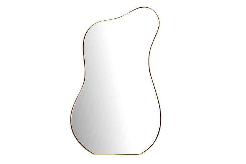 Spegel Wohnling Asymmetrisk metallram oval 100 cm - Inredning - Speglar - Väggspegel