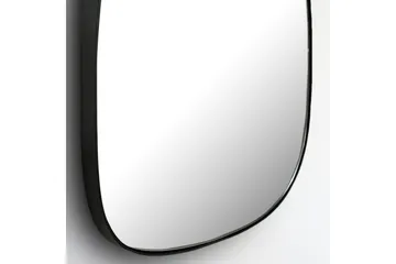 Spegel Wohnling Asymmetrisk tjock metallram oval 60 cm - Inredning - Speglar - Väggspegel