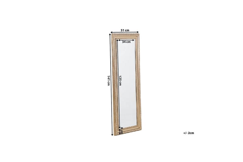 Aurillac Spegel 51 cm - Guld - Inredning - Speglar - Väggspegel