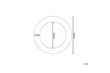 Channay Spegel 80 cm - Guld - Inredning - Speglar - Väggspegel