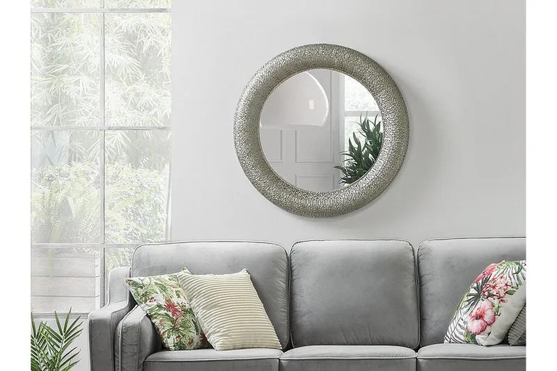 Channay Spegel 80 cm, Silver