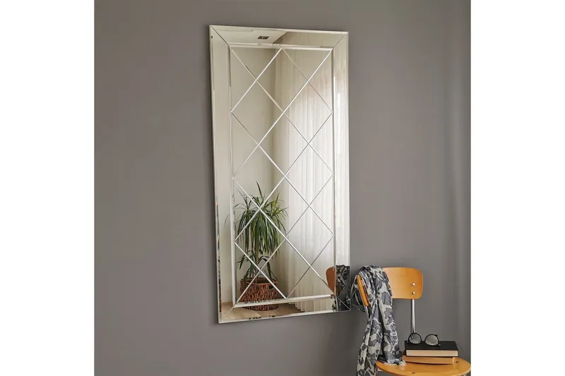 Jeremee Dekorationsspegel 130 cm - Silver - Inredning - Speglar - Väggspegel