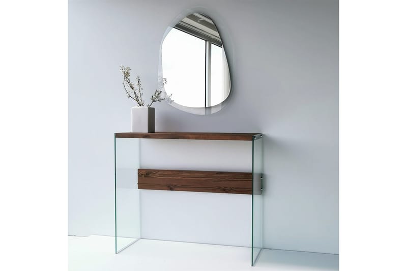 Lepinas Asymmetrisk Väggspegel 55x75 cm - Härdat Glas - Inredning - Speglar - Väggspegel