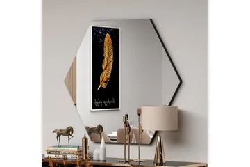 Rubal Spegel 70 cm Rektangulär - Svart - Inredning - Speglar - Väggspegel
