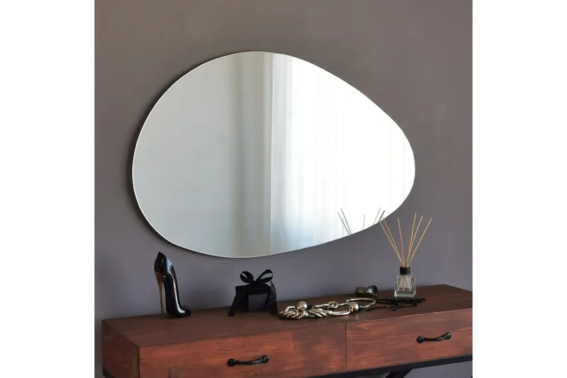 Spegel 60x90 cm - Svart - Inredning - Speglar - Väggspegel