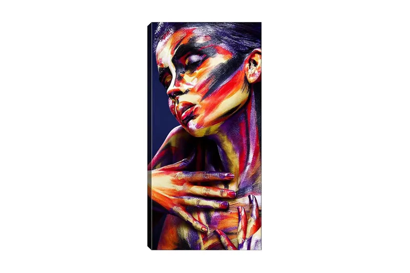 Canvastavla DKY People Flerfärgad - 50x120 cm - Inredning - Tavlor & konst - Canvastavlor
