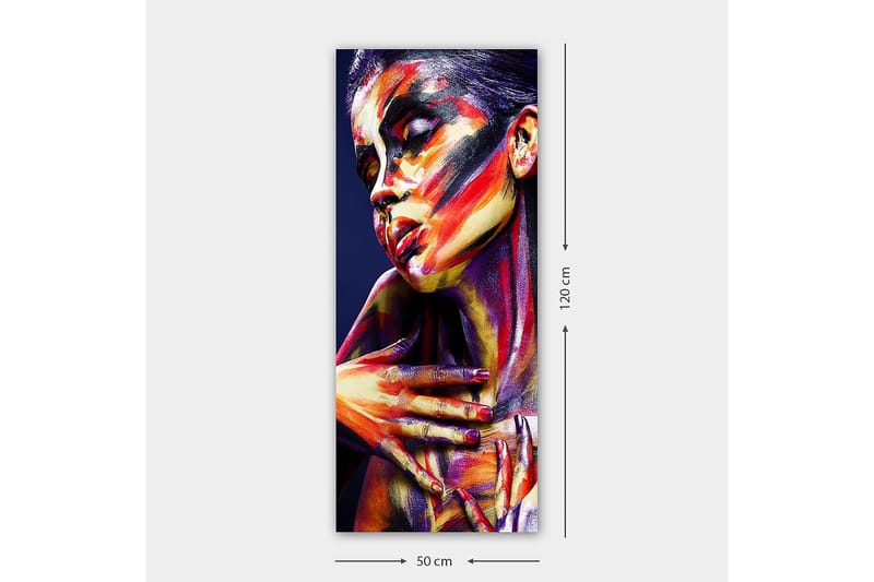 Canvastavla DKY People Flerfärgad - 50x120 cm - Inredning - Tavlor & konst - Canvastavlor