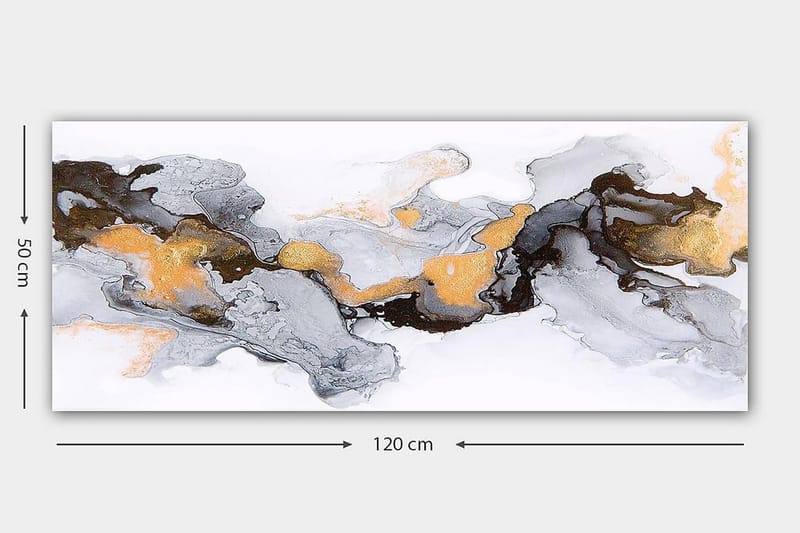 Canvastavla YTY Abstract & Fractals Flerfärgad - 120x50 cm - Inredning - Tavlor & konst - Canvastavlor
