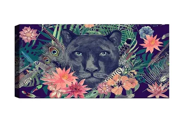 Canvastavla YTY Animals Flerfärgad - 120x50 cm - Inredning - Tavlor & konst - Canvastavlor