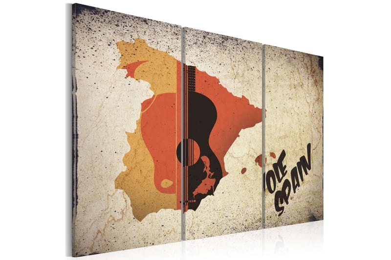 Tavla ¡Olé! Spain Triptych 90x60 - Artgeist sp. z o. o. - Inredning - Tavlor & konst - Canvastavlor