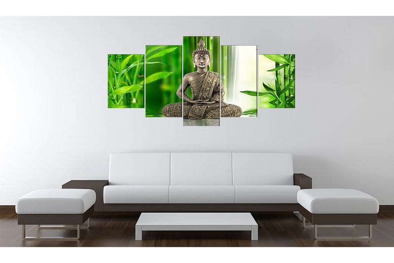 Tavla Överväger Buddha 100x50 - Artgeist sp. z o. o. - Inredning - Tavlor & konst - Canvastavlor